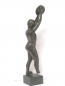 Mobile Preview: Diskuswerfer-Statuette 21 cm,  300 g, schwarzer Kunstmarmorsockel