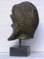 Mobile Preview: Satyr- oder Silenhaupt, 20 cm, 1,1 kg, schwarzer Kunstmarmorsockel