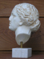 Preview: Nike goddess of victory replica bust head, 18 cm, 850 g, artificial marble base