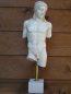 Apollon-Statue 45 cm,  2,7 kg, beiger Kunstmarmorsockel