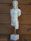 Preview: Apollon-Statue 45 cm,  2,7 kg, beiger Kunstmarmorsockel