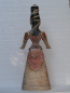 Schlangengöttin groß Palast Knossos, handbemalt, 30 cm,  1,5 kg