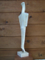 Kykladenidol weiblich, Dokathismata-Typus,  50 cm, 1,6 kg, beiger Marmorsockel