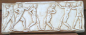 Preview: Youths in the Palästra relief replica, 8 x 20 cm, 300 g