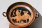 Preview: Kylix sponde, Symposion, painter Douris, Munich Glyptothek, 26,8 cm diameter, 9,1 cm high, 0,8 kg,