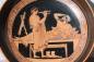 Preview: Kylix sponde, Symposion, painter Douris, Munich Glyptothek, 26,8 cm diameter, 9,1 cm high, 0,8 kg,