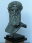 Preview: Poseidon sea god replica bust, black marble base, 34 cm, 3,4 kg