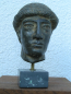 Preview: Ephebe youthful Greek ancient head, antique replica, 15 cm, 400 g