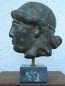 Preview: Ephebe youthful Greek ancient head, antique replica, 15 cm, 400 g