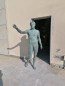 Mobile Preview: Großstatue Großbronze Ephebe Jüngling von Antikythera 1,93 m Größe, 200 kg