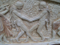 Preview: Satyre und Mänade beim Weinkeltern-Relief, 58 cm x 36 cm, 6,7 kg, zum Aufhängen