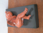Preview: Eros in der Allegorie eines schlafenden Knaben, 9,4 cm lang, 4,7 cm hoch, Kunstmarmorsockel