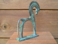 Pferd aus Bronze, geometrische Periode, 13 cm x 10,5 cm, 250 g