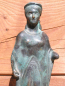 Preview: Artemis-Bronzestatue von Dodona 21 cm, 750 g, schwarzer Marmorsockel