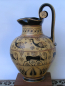 Oinochoe with trefoil mouth, from Rhodos, Museum Athen, handmade and handpainted, 32 cm, 2,6 kg