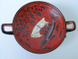 Preview: Dionysos-Schale Exekias-Kylix der Glyptothek München, handbemalt, 16,3 cm Durchmesser