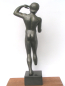 Preview: Discus thrower statuette,  bronze statue discus thrower, discobolus ancient greek statue, 22,8 cm, 400 g