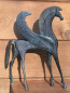 Mobile Preview: Horse Pegasos Pegasus bronze, 25 cm, 18,8 cm width, 1,3 kg
