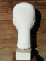 Preview: Kykladenidol Frauenkopf 36,2 cm, 14,5 cm breit, 13,8 cm tief, 2,8 kg, beiger Kunstmarmorsockel