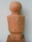 Preview: Weibliches Präkykladenidol Terrakotta, 32,1 hoch x 13,7 breit x 8,8 cm tief, 1,4 kg, Nationalmuseum Athen