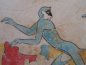 Preview: Blue Monkeys from Akrotiri, handpainted fresco, replica, 16 x 12 cm