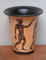 Preview: Attic black-figured mug Athlet handpainted 7,5 cm