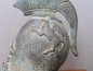 Preview: Kampfhelm korinthisch mit Lophos, Pegasus und Eule, 13,4 cm, 480 g