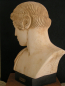 Apollon von Olympia-Büste 25 cm, 2,4 kg, schwarzer Marmorsockel