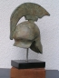 Kampfhelm korinthisch 31 cm 3,2 kg schwarzer Marmorsockel