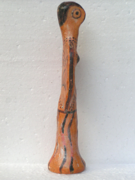 Phi Idol mykenisch, 15 cm, handbemalt, Terrakotta