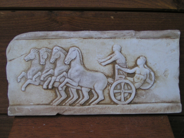 Wettkampf der Apobates-Relief 20 cm x 8 cm, 0,3 kg, zum Aufhängen