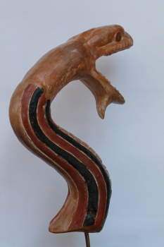 Serpent west pediment of the temple of Hekatompedon, hand-painted, 32.8 cm high, 17.2 cm wide, 0.9 kg