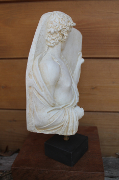 Antinous half-sculptural relief 24.9 cm high, 14.9 cm wide, 5.5 cm deep, 1 kg, Villa Albani Rome