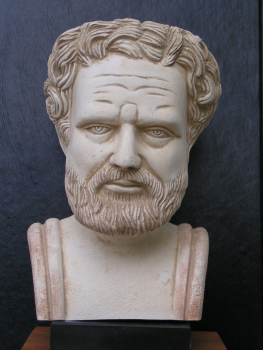Atomist Democritus bust replica, 24 cm, 2,4 kg