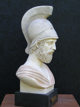 Statesman Pericles replica, black marble base, 21 cm, 0,8 kg