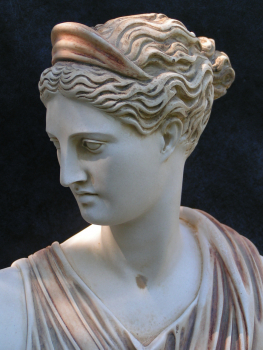 Artemis goddess of hunting Versailles, replica, 26 cm, 2,5 kg