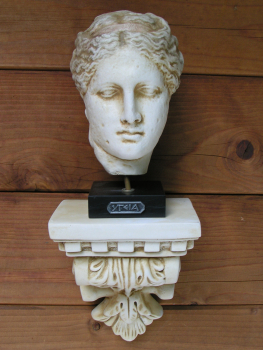 Console replica Museum Acanthus Voluten, 16 cm high, 13,5 cm x 10  cm support plates, 1,4 kg weight