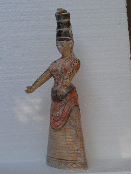 Snake goddess from the palace in Knossos, 30 cm, 1,5 kg