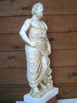 Asclepios statue replica, god of health, museum, 60 cm, 7 kg