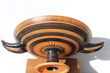 Themis und Aigeus-Kylix, handbemalt, Antikensammlung Berlin, 29 cm Durchm., 9,5 cm Höhe, 0,8 kg