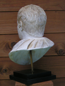 Cicero-Büste - Staatsmann, Rhetoriker, Philosoph; Sonderedition 34 cm, 3,8 kg, zweistufiger schwarzer Marmorsockel