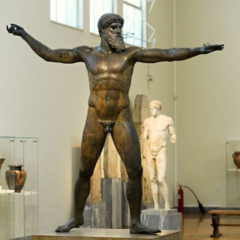 Großstatue Großbronze Poseidon von Artemision 2,13 m