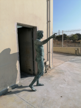 THE "YOUTH OF ANTIKYTHERA" From the Antikythera wreck. ca. 340 b.C. Bronze. H. 1.93 m. National Archaeological Museum, no. X 15187