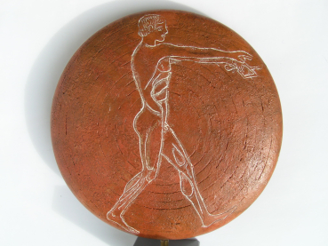 Discus, replica, Museum Athen, 23,5 cm high, 1,6 kg
