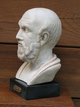 Hippocrates bust - Museo Archeologico Napoli Naples, 19 cm, 1,6 kg