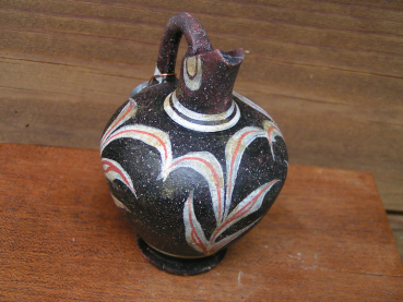 Kretische Schnabelkanne, Oinochoe, handbemalt, 8,8 cm