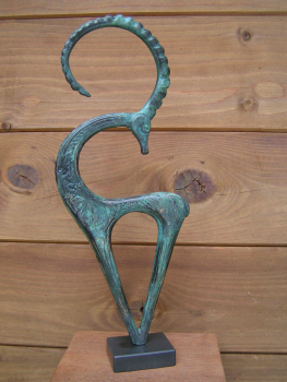 Steinbock Bronze 33 cm hoch, 12 cm breit, 800 g