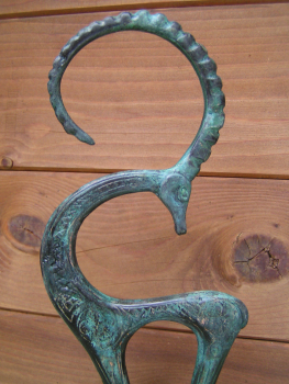 Steinbock Bronze 33 cm hoch, 12 cm breit, 800 g