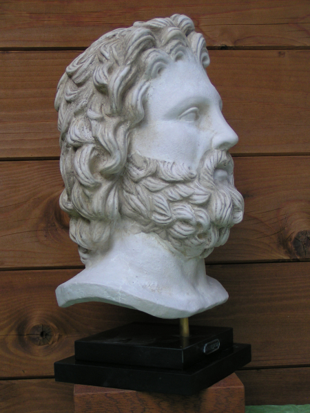 Asclepios bust replica, 35 cm, 6 kg