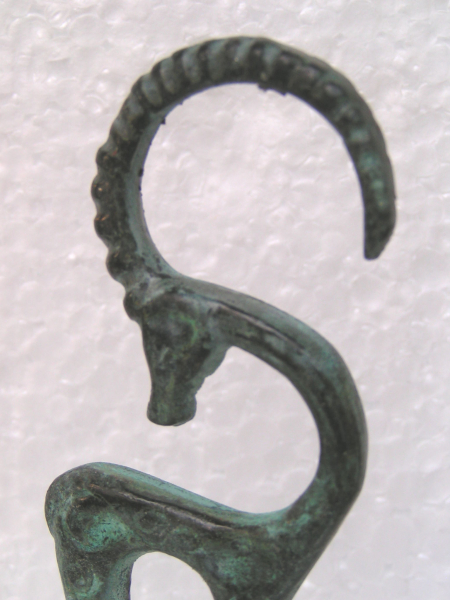 Steinbock aus Bronze, Attika, 10 cm Größe